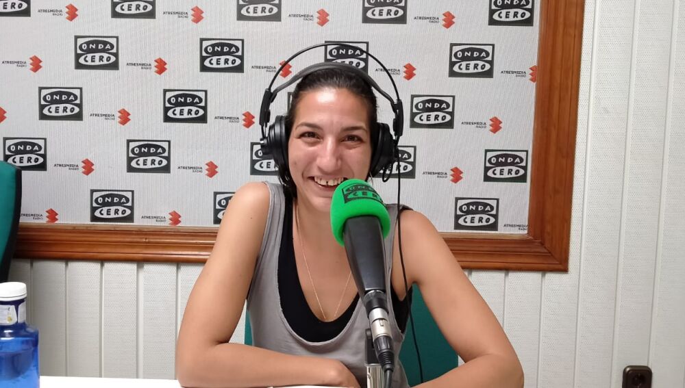 María Pérez representa a Juana Galán "La Galana" en la recreación en la calle y en nuestra ficción sonora