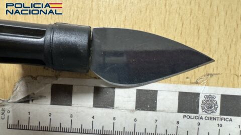 Imagen del material confiscado. 