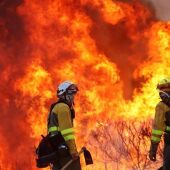 Imágenes de un incendio en Castilla y León