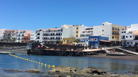 Imagen del muelle de La Restinga (El Hierro)