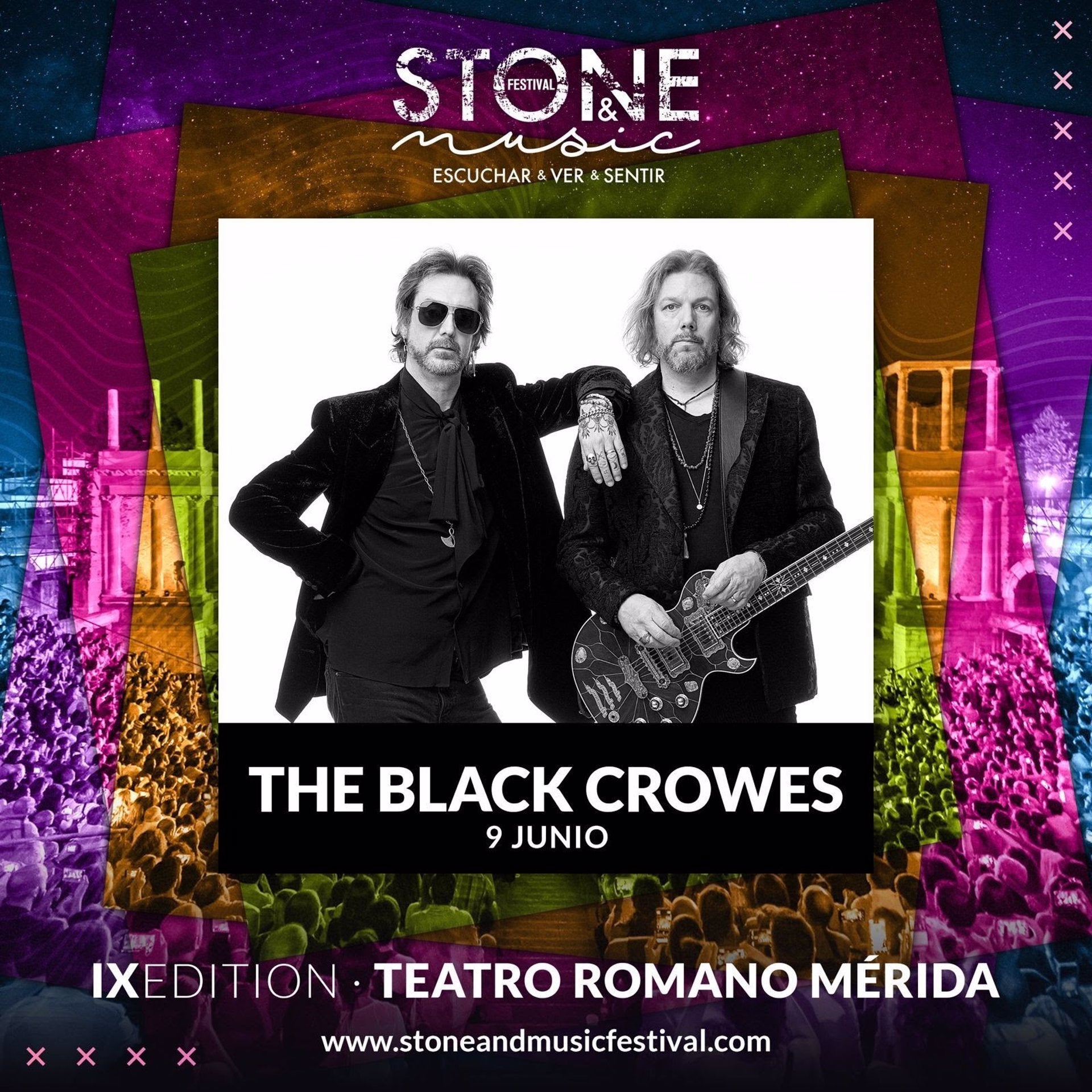 Amaral este viernes y The Black Crowes el domingo subirán a la escena del Teatro Romano de Mérida dentro del Stone & Music Amaral este viernes y The Black Crowes el domingo subirán a la escena del Teatro Romano de Mérida dentro del Stone & Music