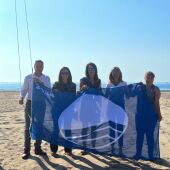 Las Banderas Azules ya ondean en las playas de Burriana