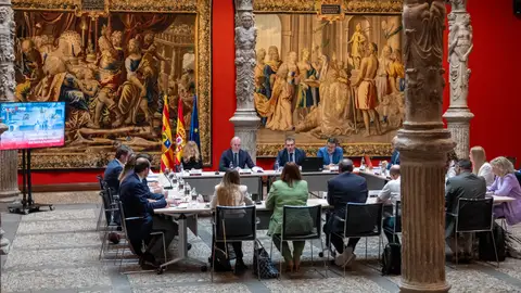 La primera reunión del Observatorio se ha celebrado en el Patio de la Infanta de Ibercaja La primera reunión del Observatorio se ha celebrado en el Patio de la Infanta de Ibercaja