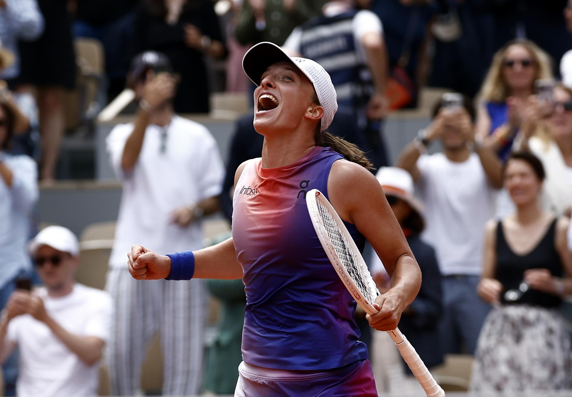 Iga Swiatek conquista su cuarto Roland Garros tras imponerse a la italiana Jasmine Paolini Iga Swiatek conquista su cuarto Roland Garros tras imponerse a la italiana Jasmine Paolini