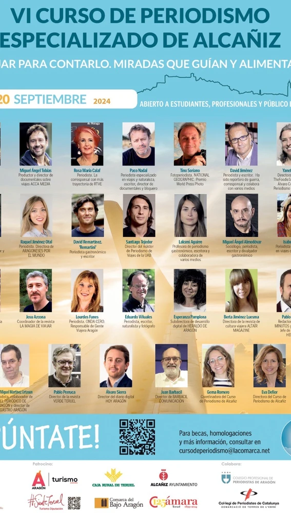 Cartel VI Curso de Periodismo Especializado de Alcañiz Cartel VI Curso de Periodismo Especializado de Alcañiz