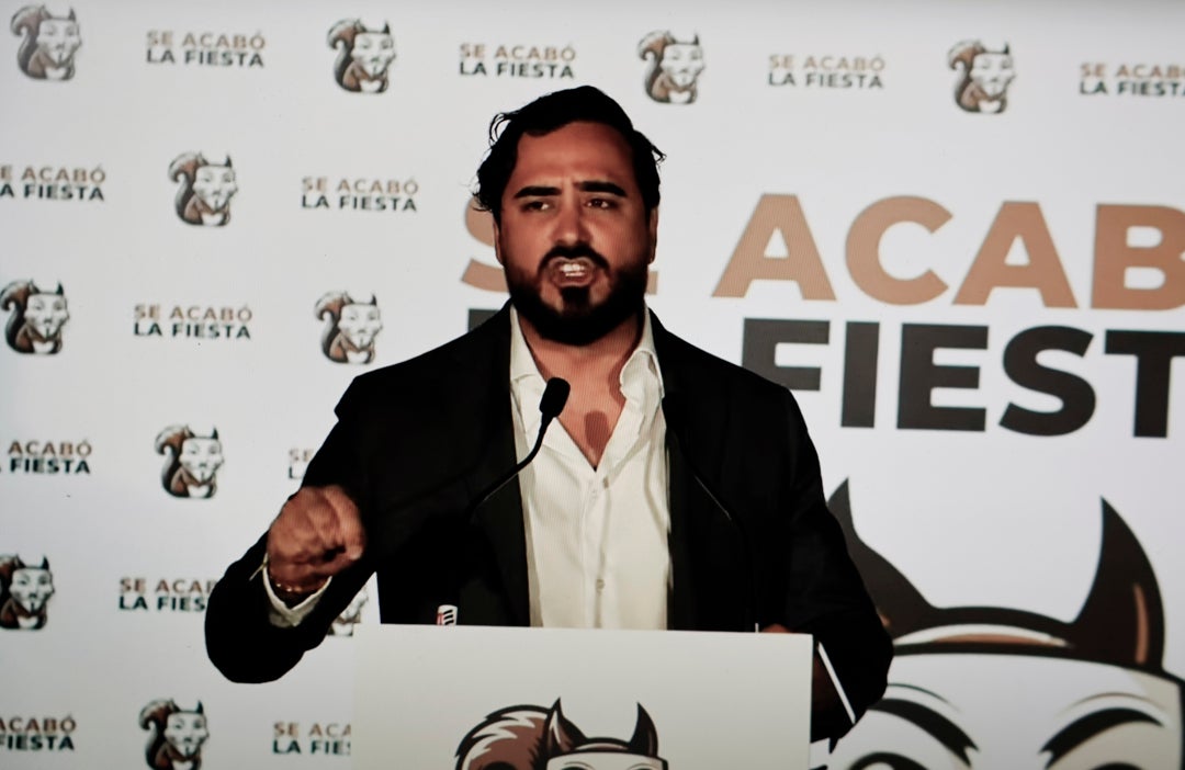 'Alvise' irrumpe con casi 181.000 votos en Andalucía, más de un 7% en Málaga y Almería y supera a Sumar y Podemos 'Alvise' irrumpe con casi 181.000 votos en Andalucía, más de un 7% en Málaga y Almería y supera a Sumar y Podemos