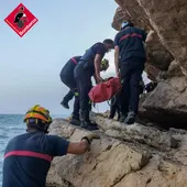 Rescate del cuerpo sin vida del joven ahogado en Benidorm Rescate del cuerpo sin vida del joven ahogado en Benidorm