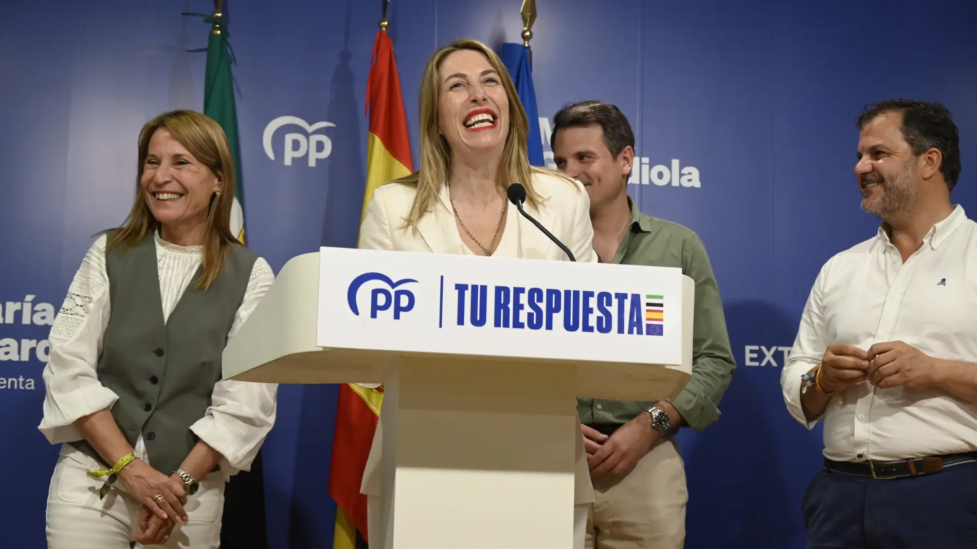 El PP gana las elecciones europeas por primera vez en Extremadura con más de un 41% de los apoyos 