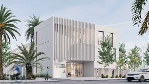 Maqueta del futuro centro de salud de Travalón de Elche. Maqueta del futuro centro de salud de Travalón de Elche.