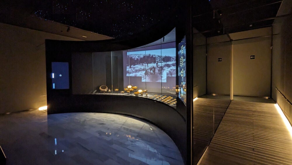 Sala del Tesoro de Villena en el nuevo MUVI. 