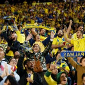 Aficionados en un partido de Las Palmas