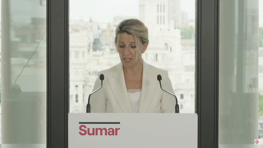 Yolanda Díaz dimite como coordinadora general de Sumar tras los resultados de las elecciones europeas Yolanda Díaz dimite como coordinadora general de Sumar tras los resultados de las elecciones europeas