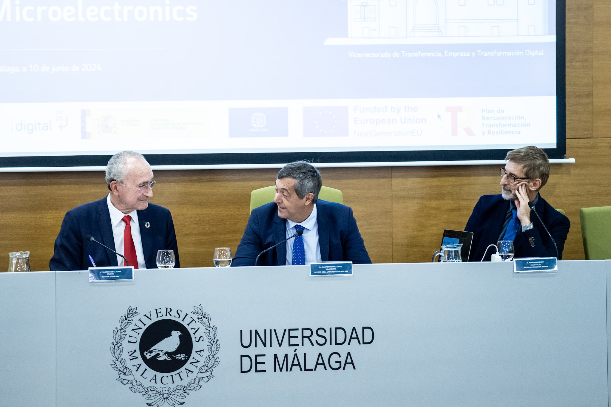 La UMA ha presentado la Cátedra Chip Universidad-Empresa Málaga Microelectronics La UMA ha presentado la Cátedra Chip Universidad-Empresa Málaga Microelectronics