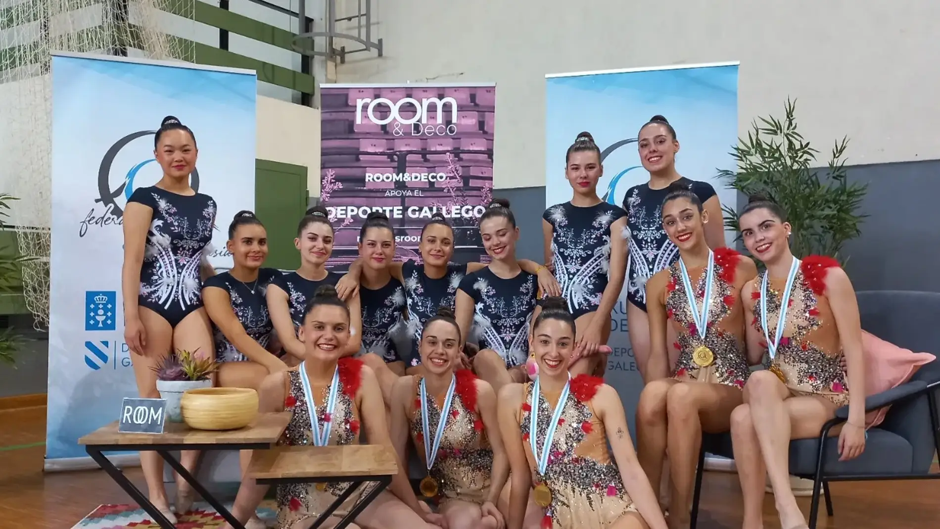 O Club Ximnasia Pavillón consigue cinco medallas no Campìonato Galego