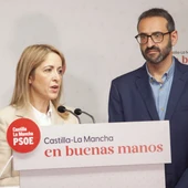 Cristina Maestre en la rueda de prensa que hoy ha ofrecido en Toledo Cristina Maestre en la rueda de prensa que hoy ha ofrecido en Toledo