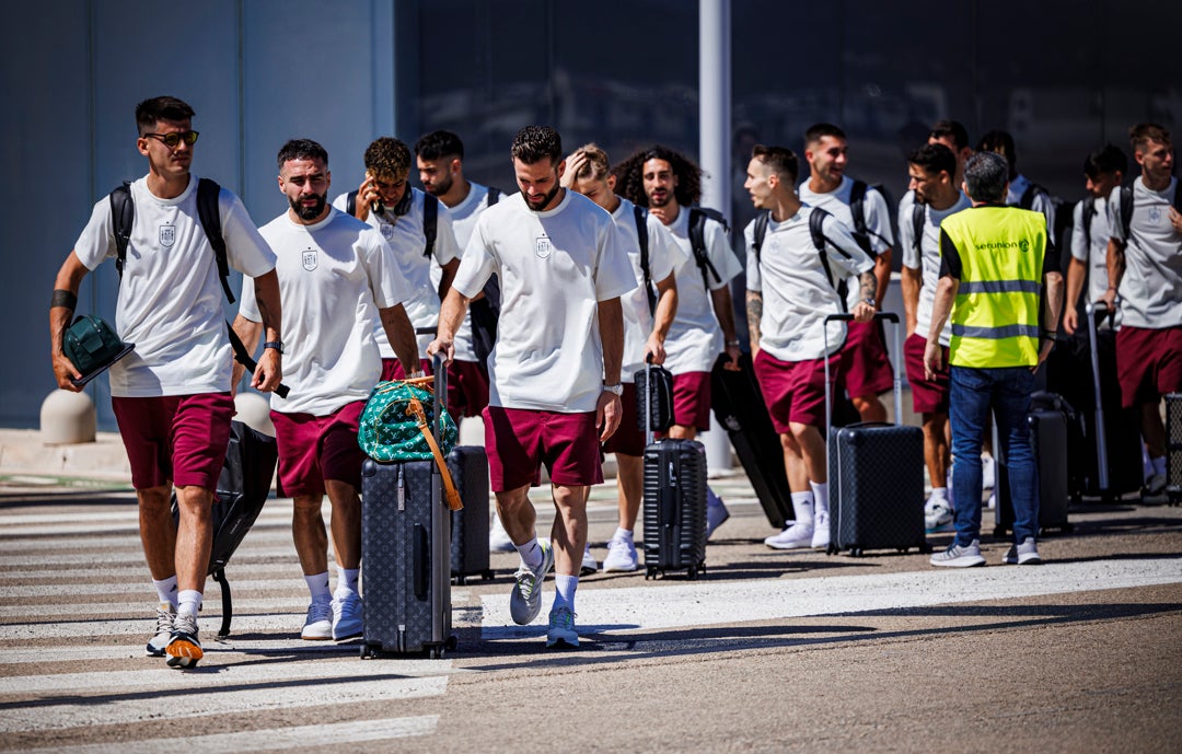 La selección española ya está en Alemania La selección española ya está en Alemania