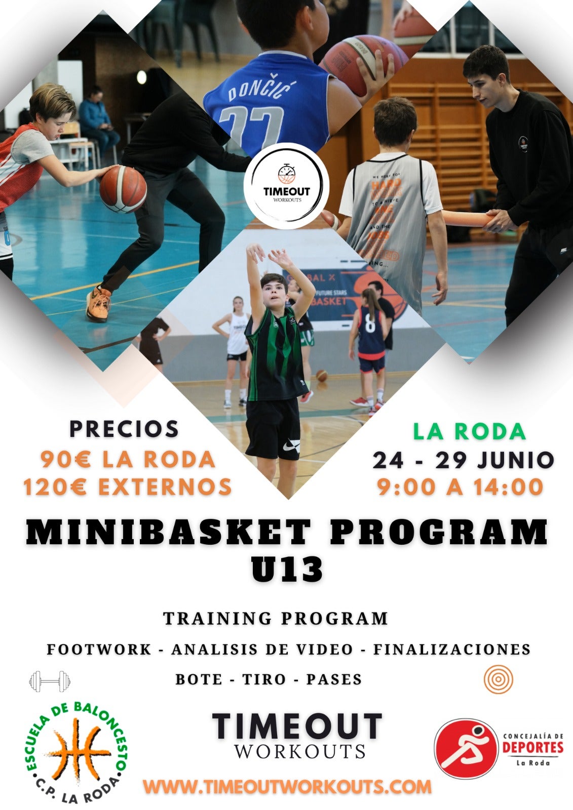 La Escuela de Baloncesto de La Roda lanza un nuevo campus de tecnificación en verano La Escuela de Baloncesto de La Roda lanza un nuevo campus de tecnificación en verano