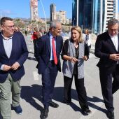 Visita a los terrenos donde se construirán viviendas protegidas en Benidorm