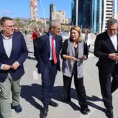 Visita a los terrenos donde se construirán viviendas protegidas en Benidorm Visita a los terrenos donde se construirán viviendas protegidas en Benidorm