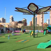 parque infantil creado a raíz de propuesta de Presupuestos Participativos de Benidorm parque infantil creado a raíz de propuesta de Presupuestos Participativos de Benidorm