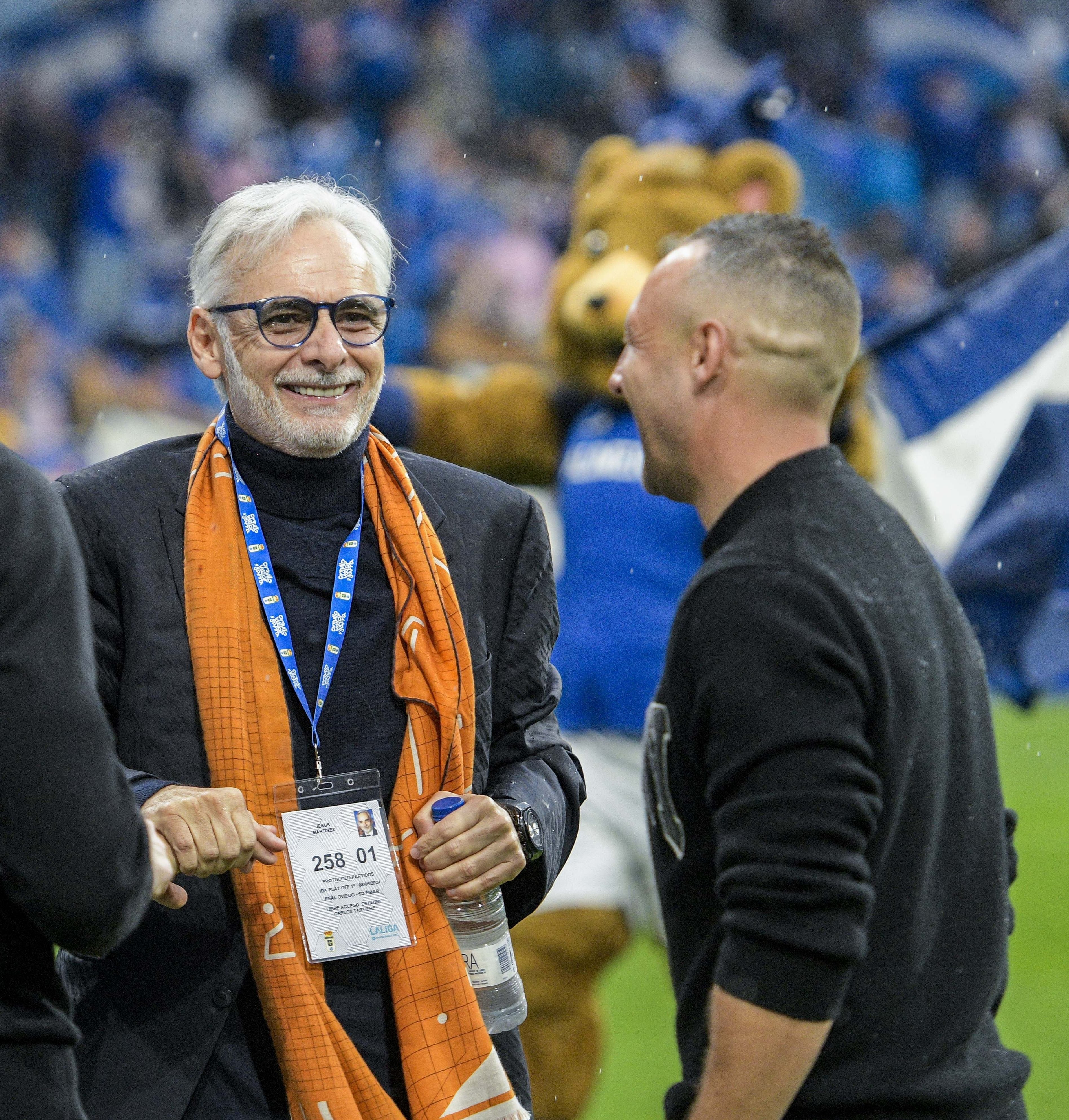 Jesús Martínez: "De aquí no nos vamos hasta ascienda el equipo" Jesús Martínez: "De aquí no nos vamos hasta ascienda el equipo"