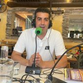 Fernando, ex jugador del Málaga CF, en Asador Iñaki