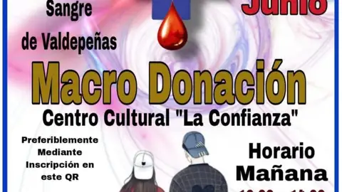Macro Donación de sangre en Valdepeñas Macro Donación de sangre en Valdepeñas