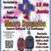 Macro Donación de sangre en Valdepeñas