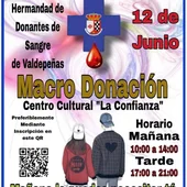 Macro Donación de sangre en Valdepeñas Macro Donación de sangre en Valdepeñas