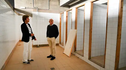 Comienzan las obras para la reforma de los baños de los Campos de Sport Comienzan las obras para la reforma de los baños de los Campos de Sport