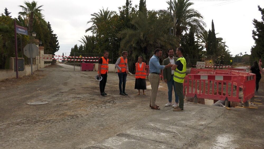 Obras para evitar las inundaciones cuando llueve en el entorno de la carretera de Santa Pola.
