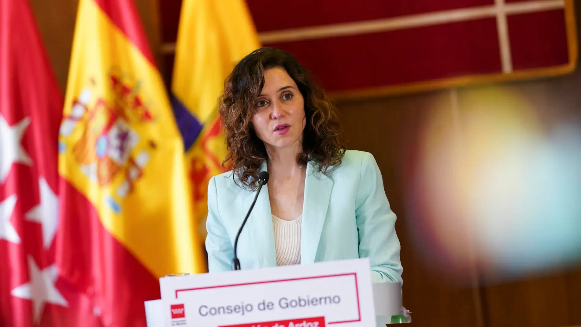 Isabel Díaz Ayuso, la presidenta de la Comunidad de Madrid.