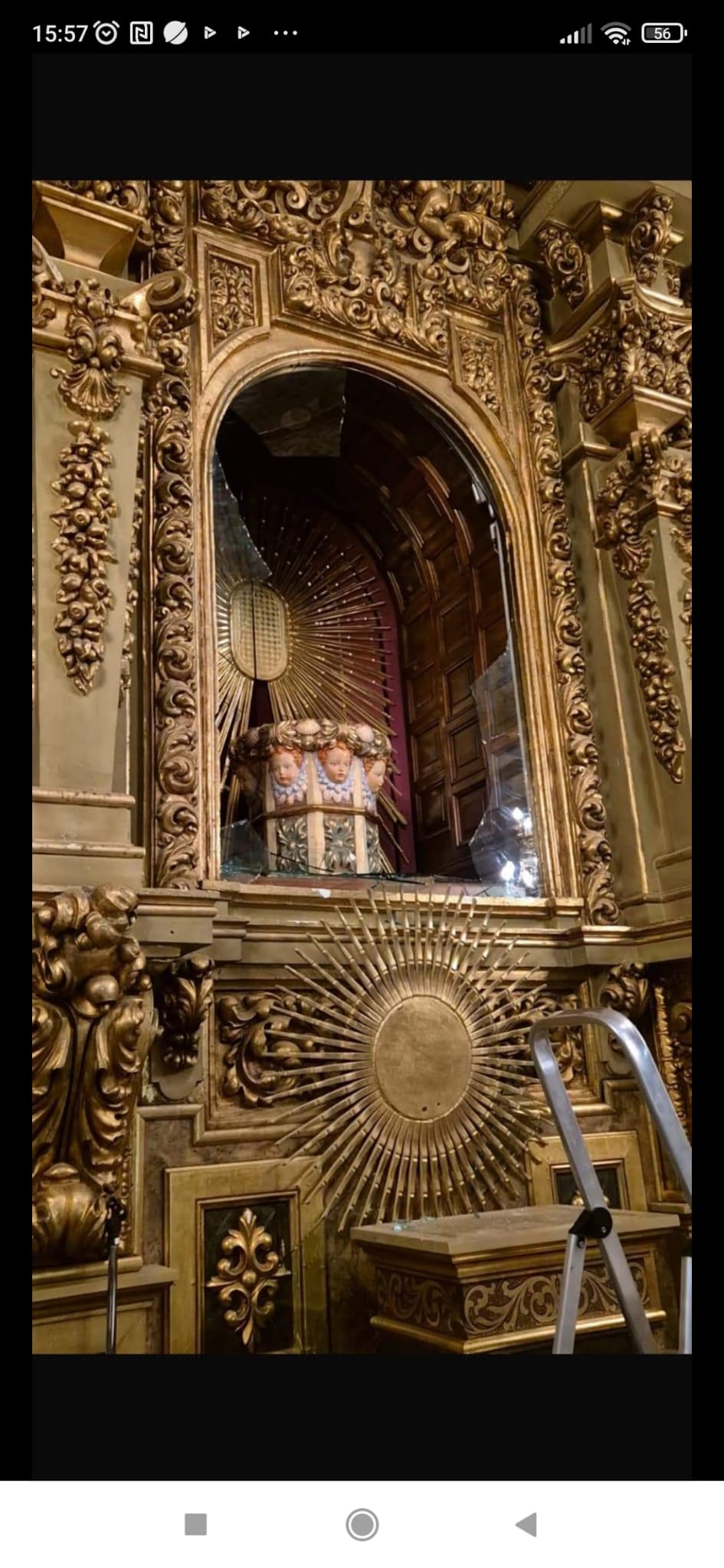 Denuncian el robo de la imagen de la Virgen de las Virtudes en Santa Cruz de Mudela Denuncian el robo de la imagen de la Virgen de las Virtudes en Santa Cruz de Mudela