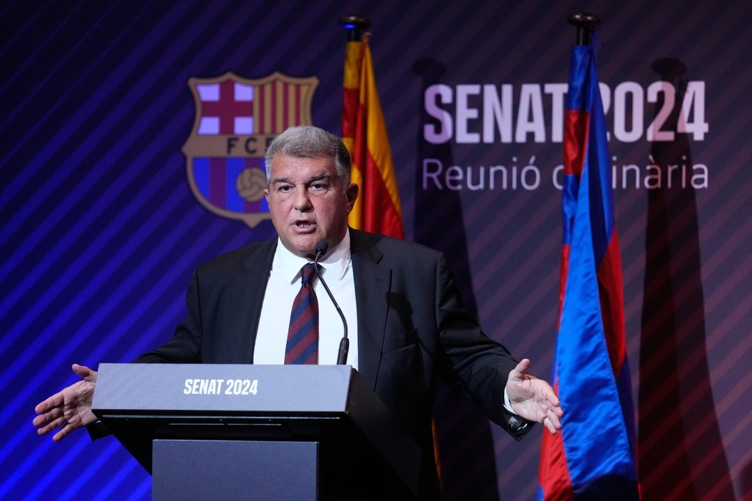 Laporta: "Hemos salvado al Barça de la ruina" Laporta: "Hemos salvado al Barça de la ruina"