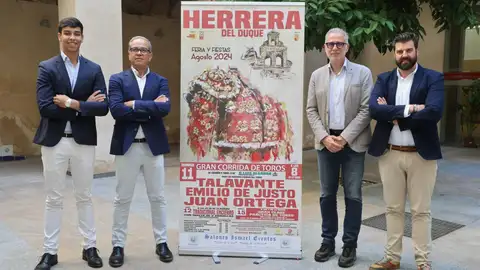 Talavante, Emilio de Justo y Juan Ortega saltarán al ruedo el próximo 11 de agosto en Herrera del Duque Talavante, Emilio de Justo y Juan Ortega saltarán al ruedo el próximo 11 de agosto en Herrera del Duque