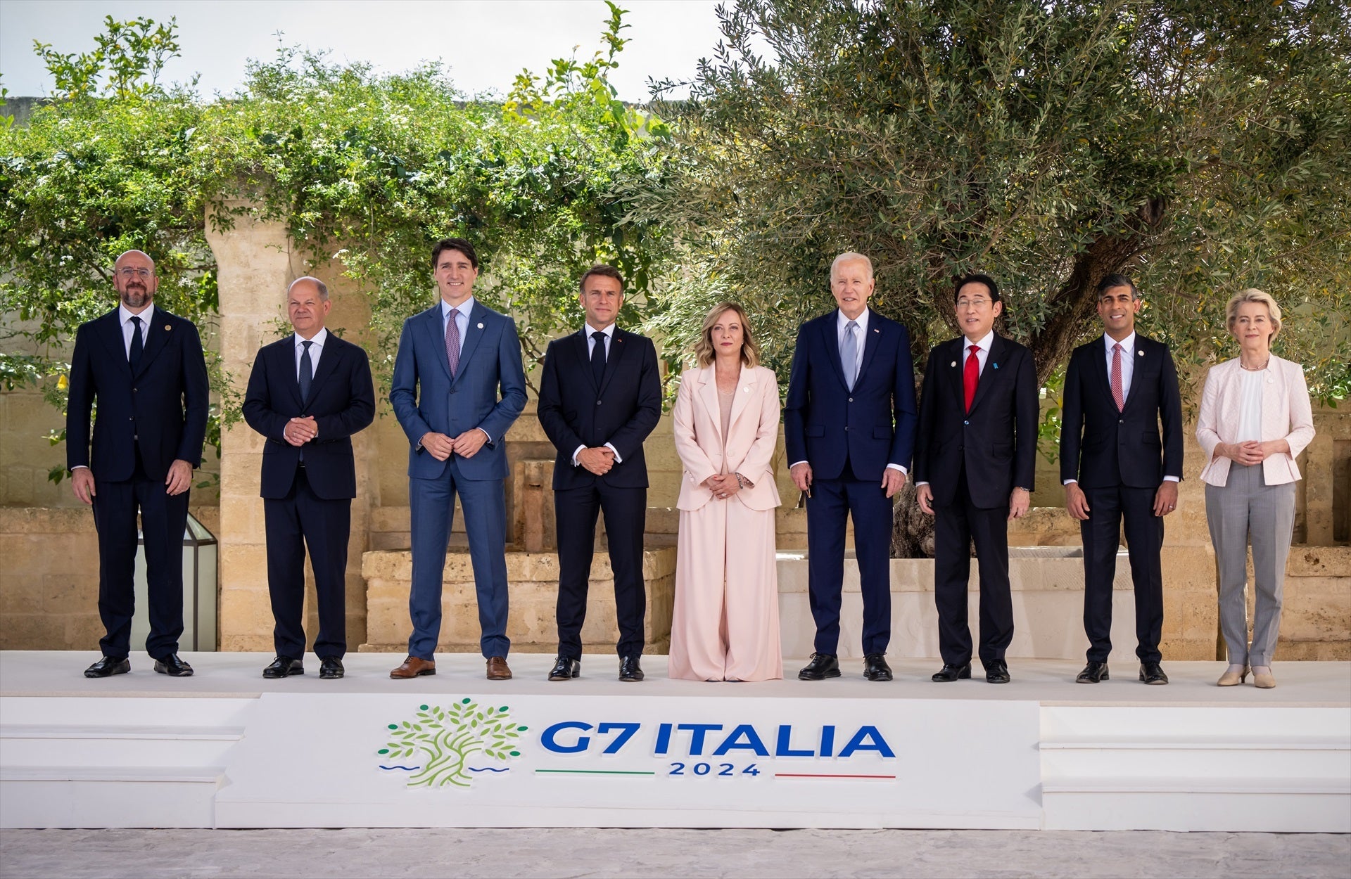 Comienza la cumbre italiana del G7 centrada en la ayuda a Ucrania Comienza la cumbre italiana del G7 centrada en la ayuda a Ucrania