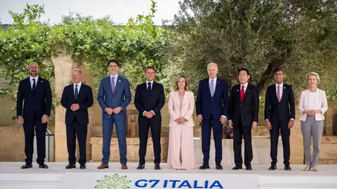 Los miembros de la cumbre del G7 en Italia Los miembros de la cumbre del G7 en Italia