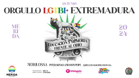 El Orgullo LGTBI+ se celebrará en Mérida con música, teatro, educación y "sensibilización contra el odio" El Orgullo LGTBI+ se celebrará en Mérida con música, teatro, educación y "sensibilización contra el odio"