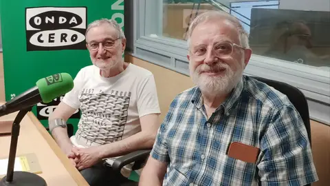 Teatro Independiente Alcalaíno representa "Lo que El Quijote no cuenta" en Clásicos en Alcalá Luis Alonso Prieto y Javier Blasco, director artístico y presidente, respectivamente, de la Asociación Cultural Teatro Independiente Alcalaíno