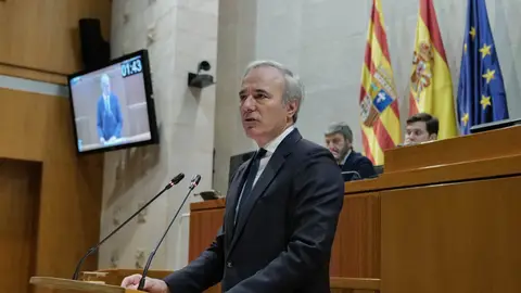 Azcón critica una posible financiación singular en Cataluña Azcón critica una posible financiación singular en Cataluña