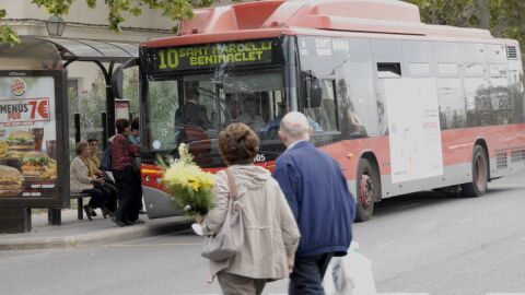 Imagen de archivo de un autobús de EMT València