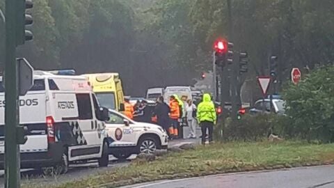 Dos jóvenes resultan atropelladas en San Caetano y el Ensanche de Santiago este viernes