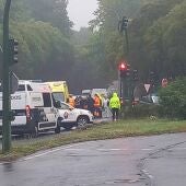 Dos jóvenes resultan atropelladas en San Caetano y el Ensanche de Santiago este viernes