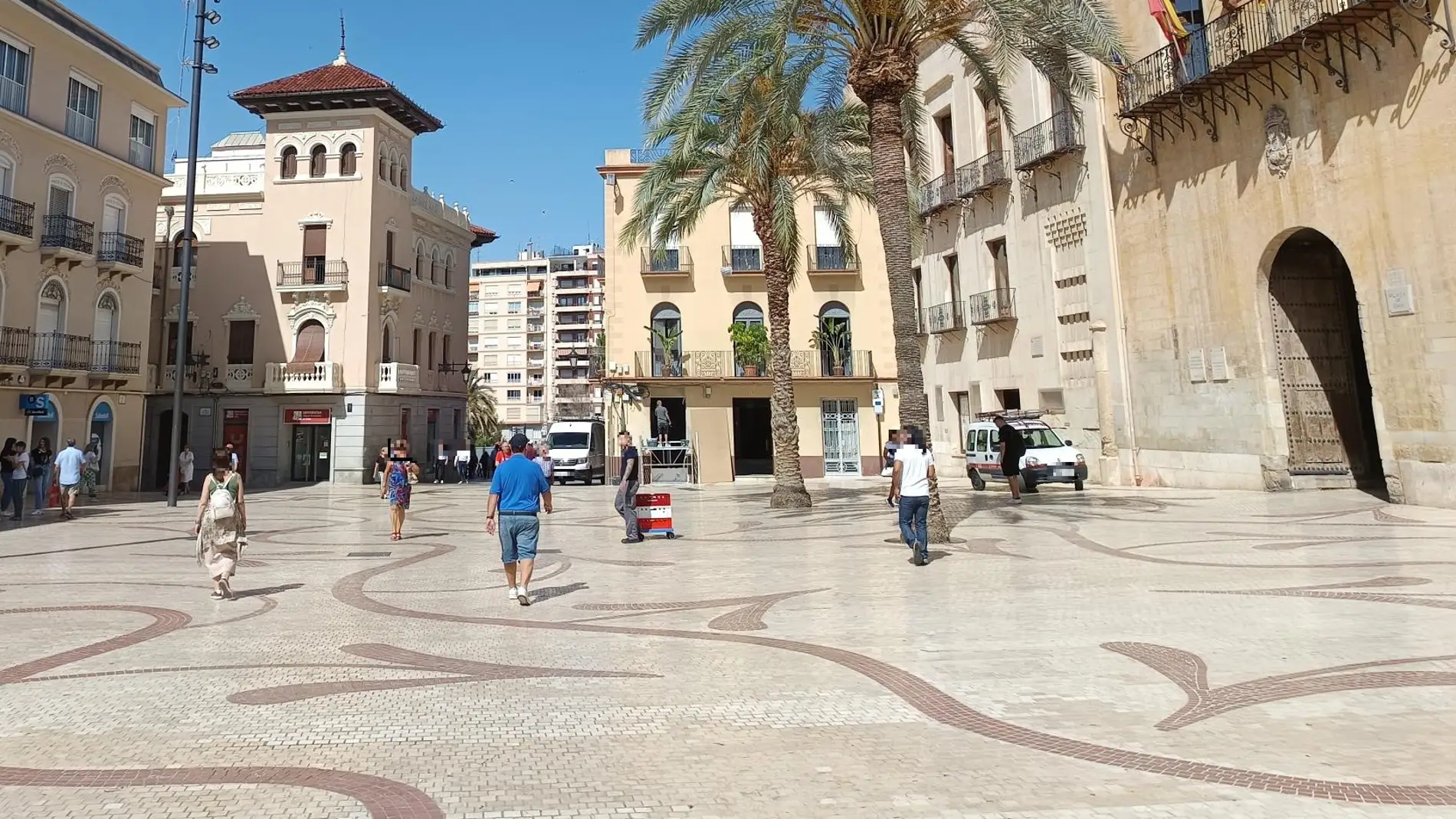 Plaça de Baix de Elche. Plaça de Baix de Elche.