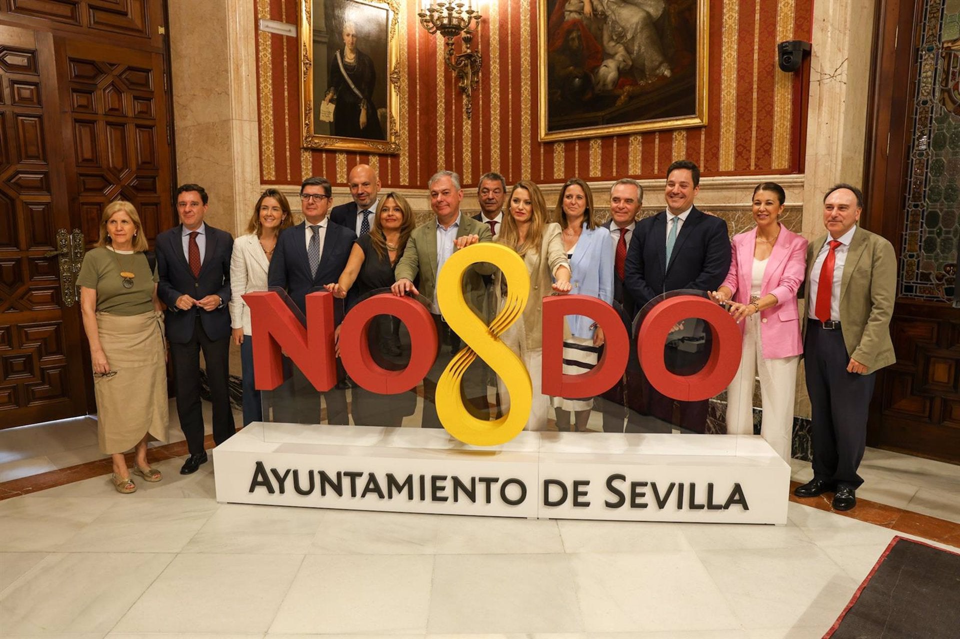 El alcalde de Sevilla, Jose Luis Sanz, hace balance del primer año de gobierno y dice haber cumplido el 33% del programa "pese al bloqueo" El alcalde de Sevilla, Jose Luis Sanz, hace balance del primer año de gobierno y dice haber cumplido el 33% del programa "pese al bloqueo"