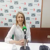 Cristina Maestre en los estudios en Onda Cero Ciudad Real Cristina Maestre en los estudios en Onda Cero Ciudad Real
