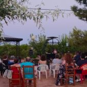 Imagen de una de las ceremonias de "Noches de Luna Llena en El Trebolar"