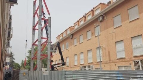 Viviendas afectadas por las obras de la l&iacute;nea 7B de Metro en San Fernando de Henares que van a se derribadas pr&oacute;ximamente