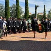 Acto de la Policía Nacional celebrado en el Parque de Atocha de Ciudad Real