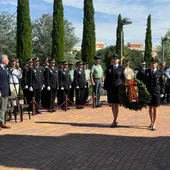Acto de la Policía Nacional celebrado en el Parque de Atocha de Ciudad Real Acto de la Policía Nacional celebrado en el Parque de Atocha de Ciudad Real
